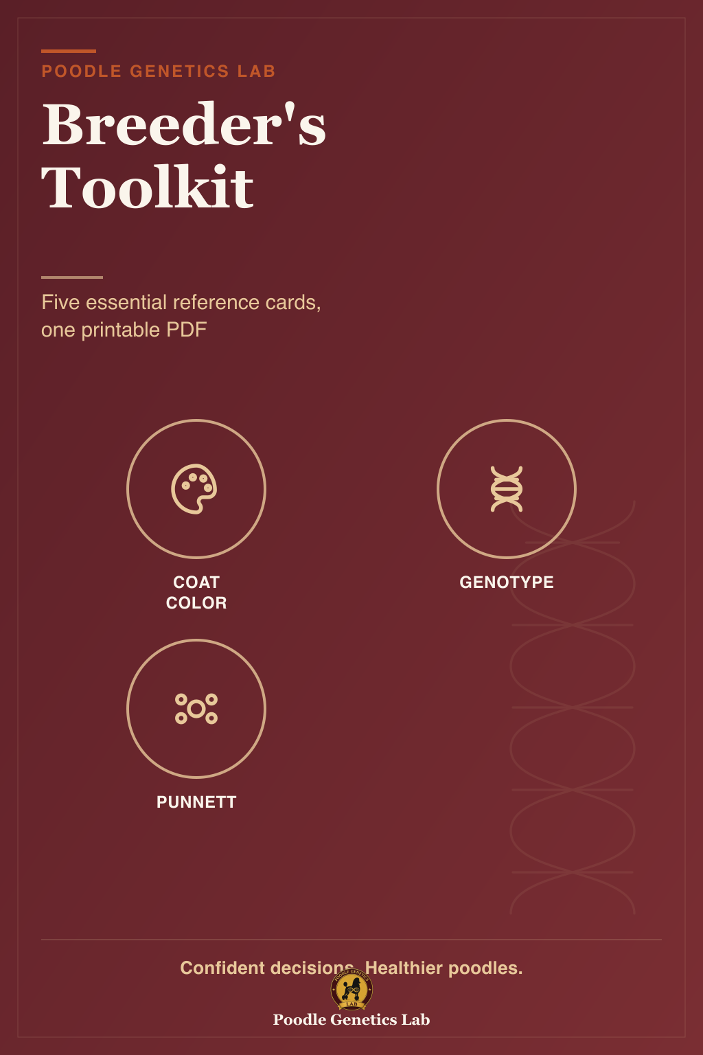 Poodle Genetics Breeder's Toolkit cover